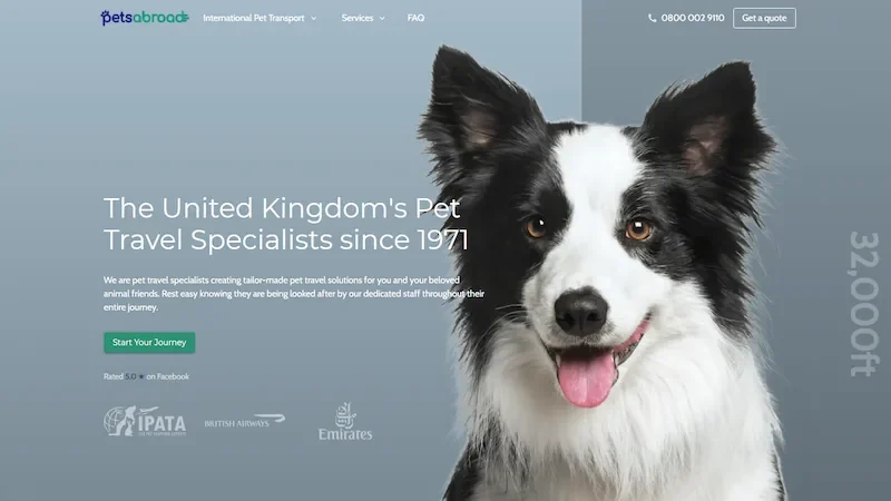 Pets Abroad UK Dog Transport