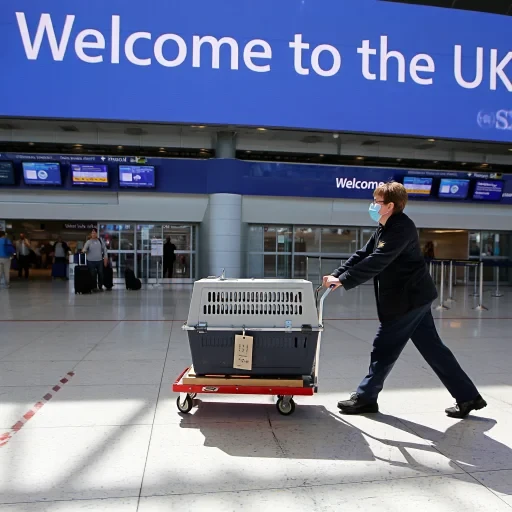 et arrival at UK port