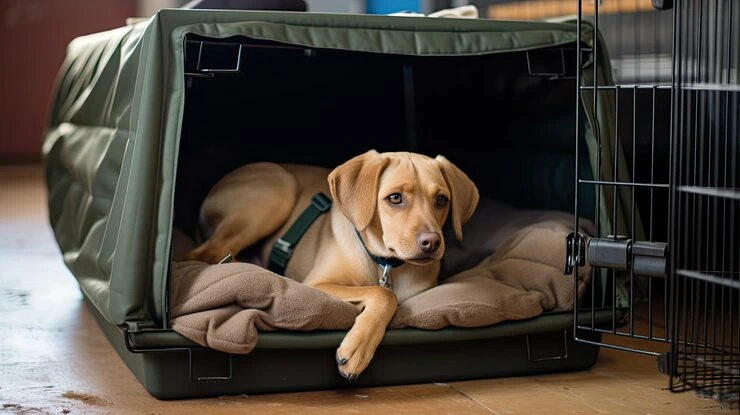 Secure Crate Setup with Environmental Consideration